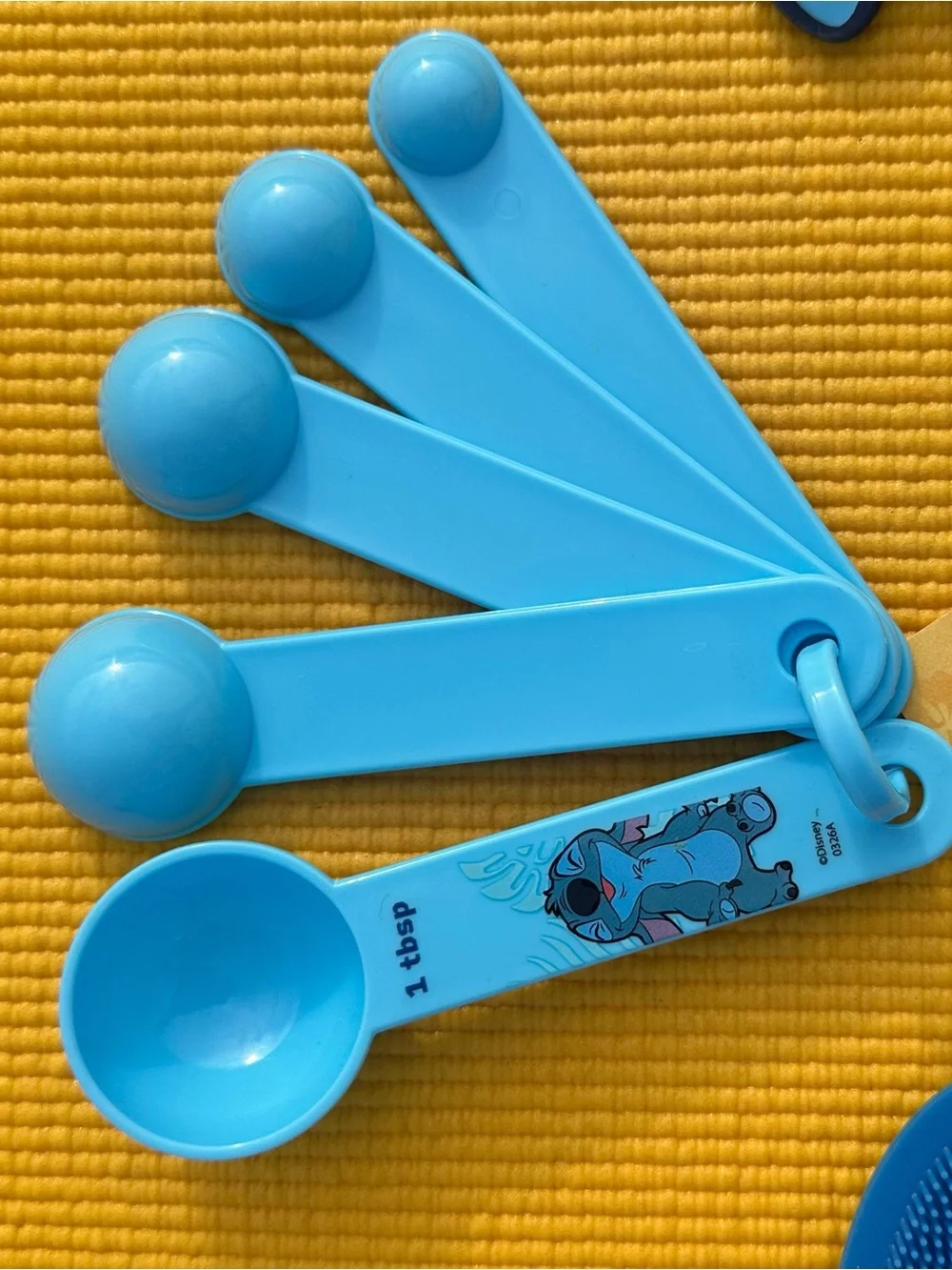 Disney Stitch Kitchen Baking Utensils🧑🏽‍🍳 Spatula - Measuring Spoons - Scrubber